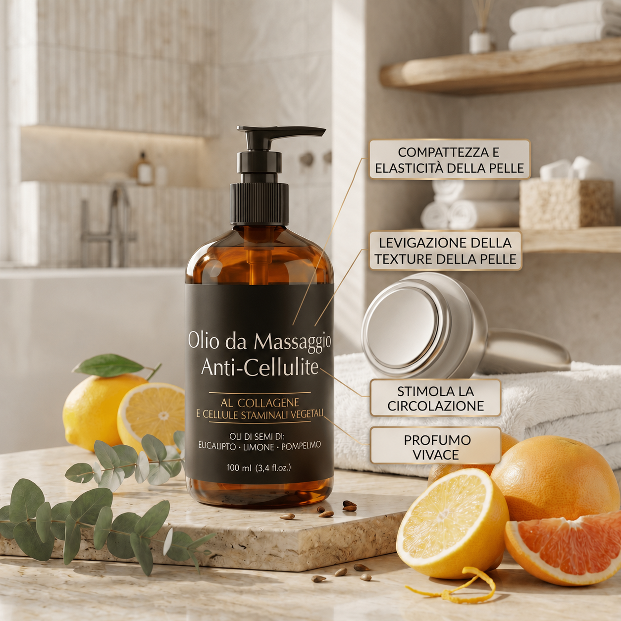 Olio da Massaggio - Anti Cellulite