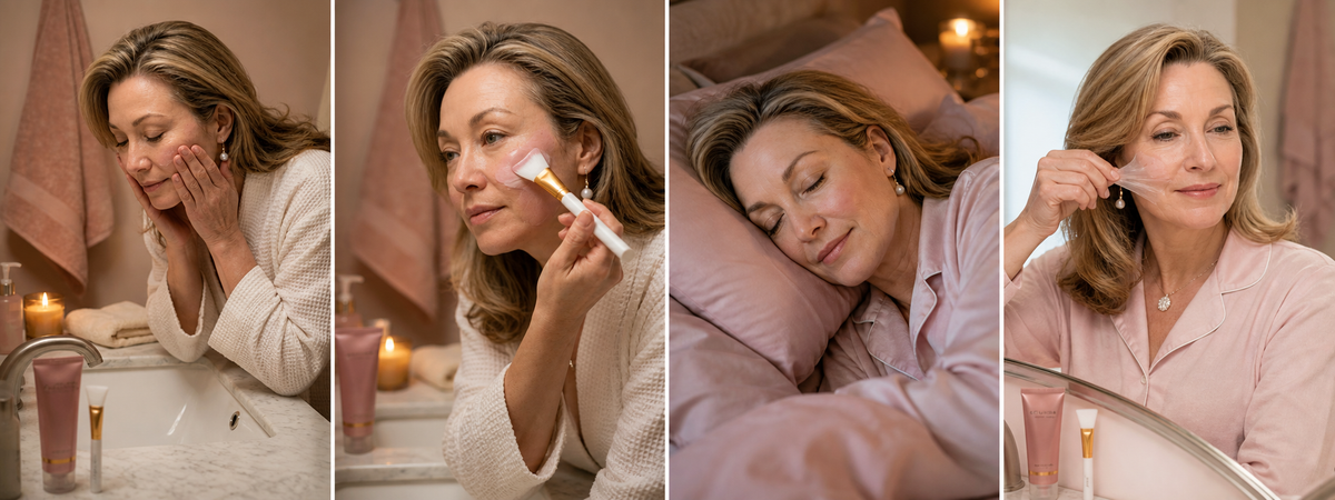 Four-step Cocoony overnight mask ritual