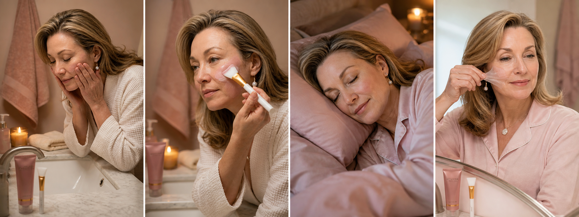Four-step Cocoony overnight mask ritual