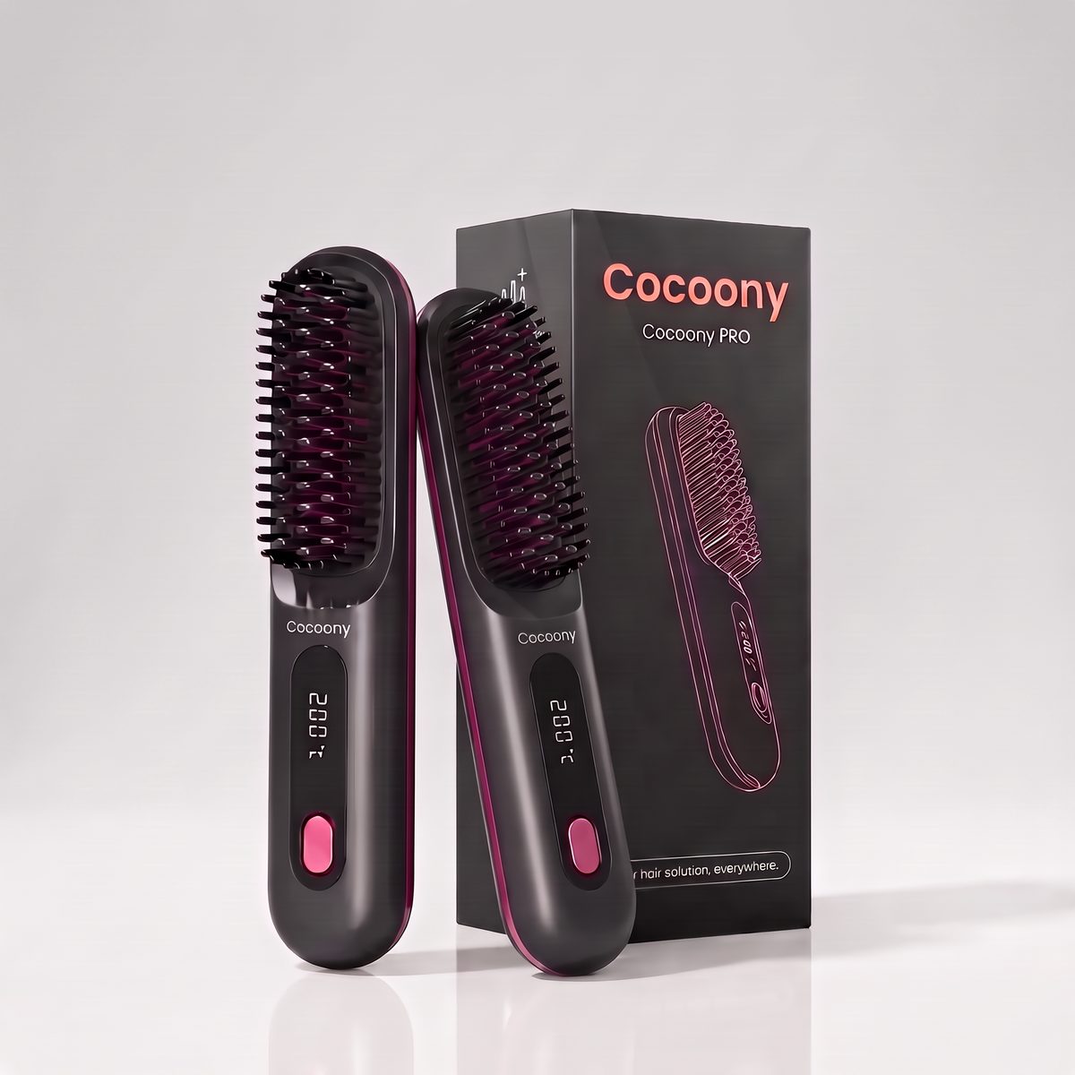 Cocoony buy one get one free offer with two Black brushes
