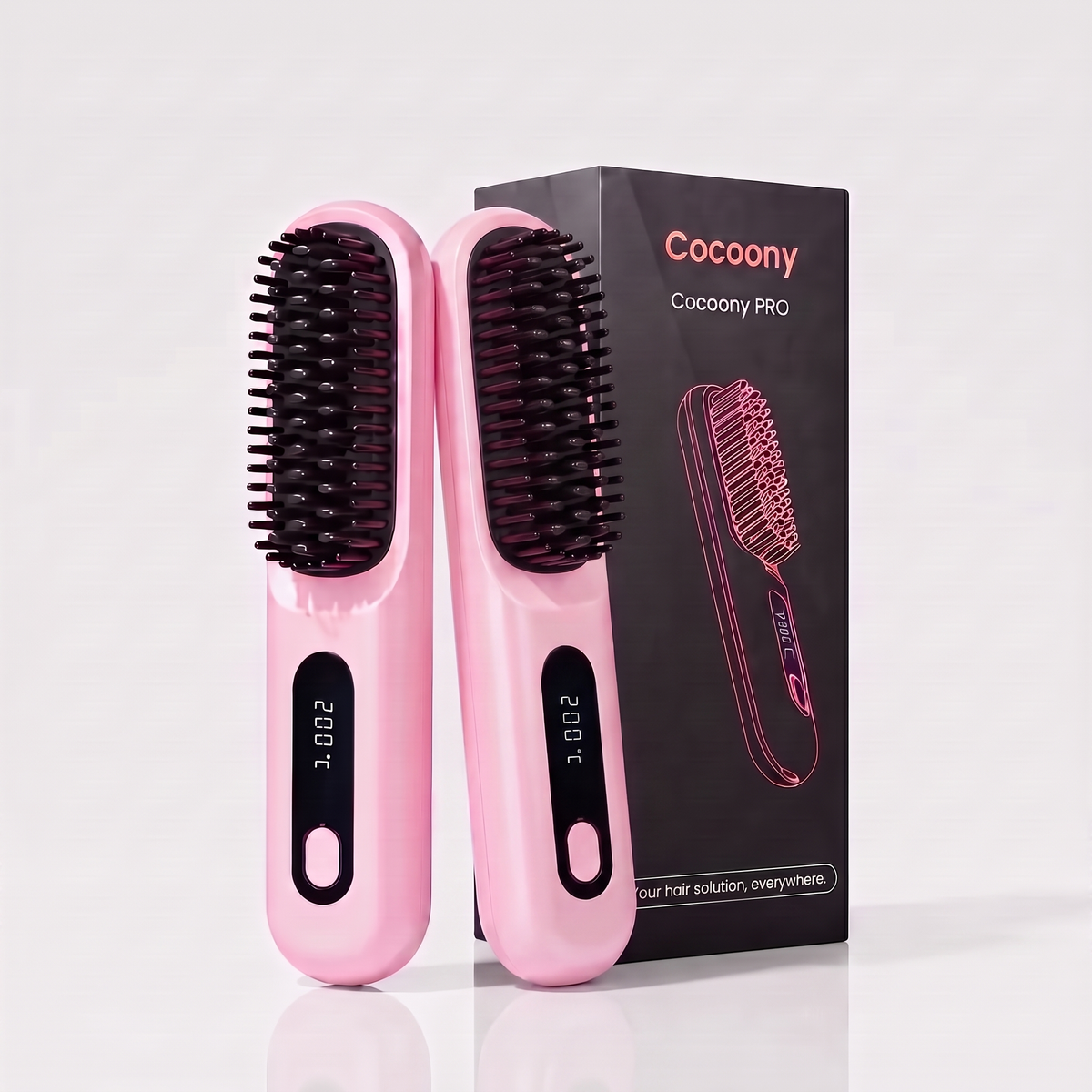 Cocoony buy one get one free offer with two Pink brushes