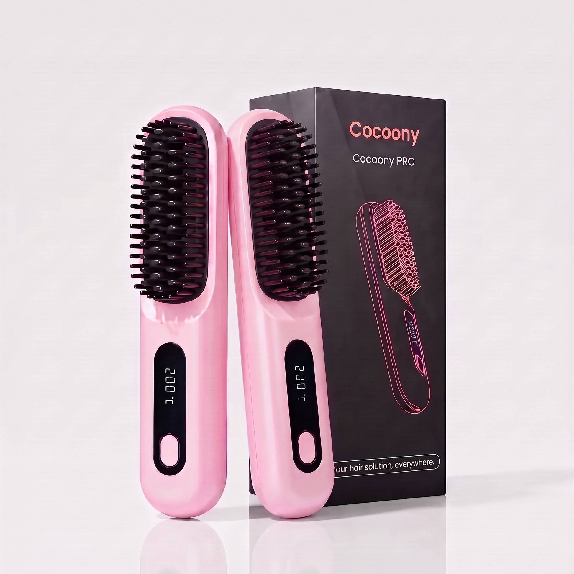 Cocoony buy one get one free offer with two Pink brushes