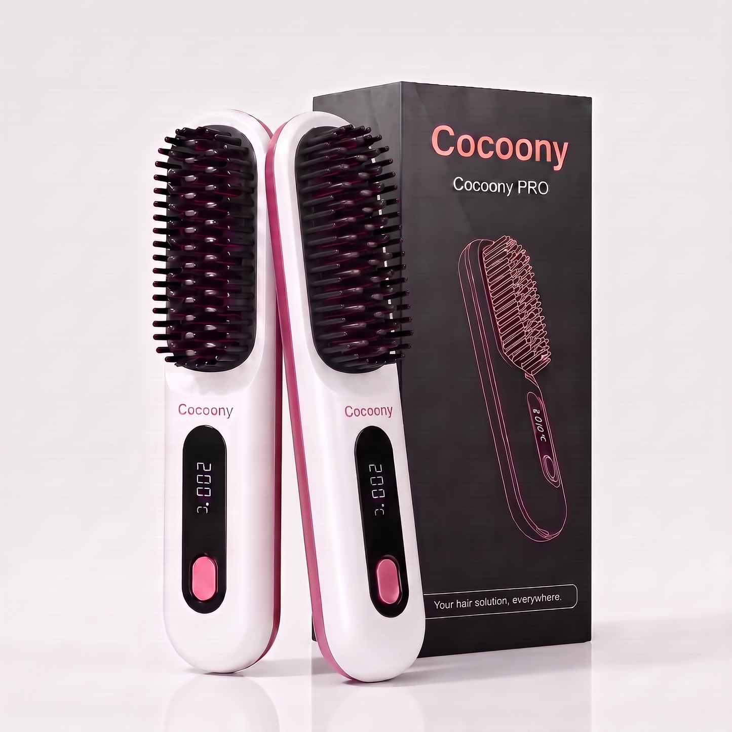 Cocoony buy one get one free offer with two White brushes