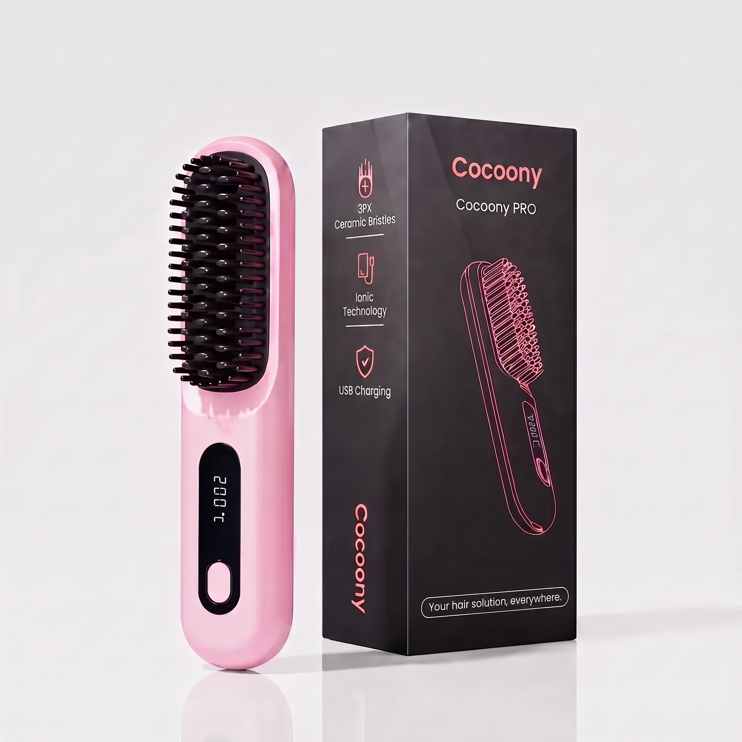 The Cocoony brush in pink