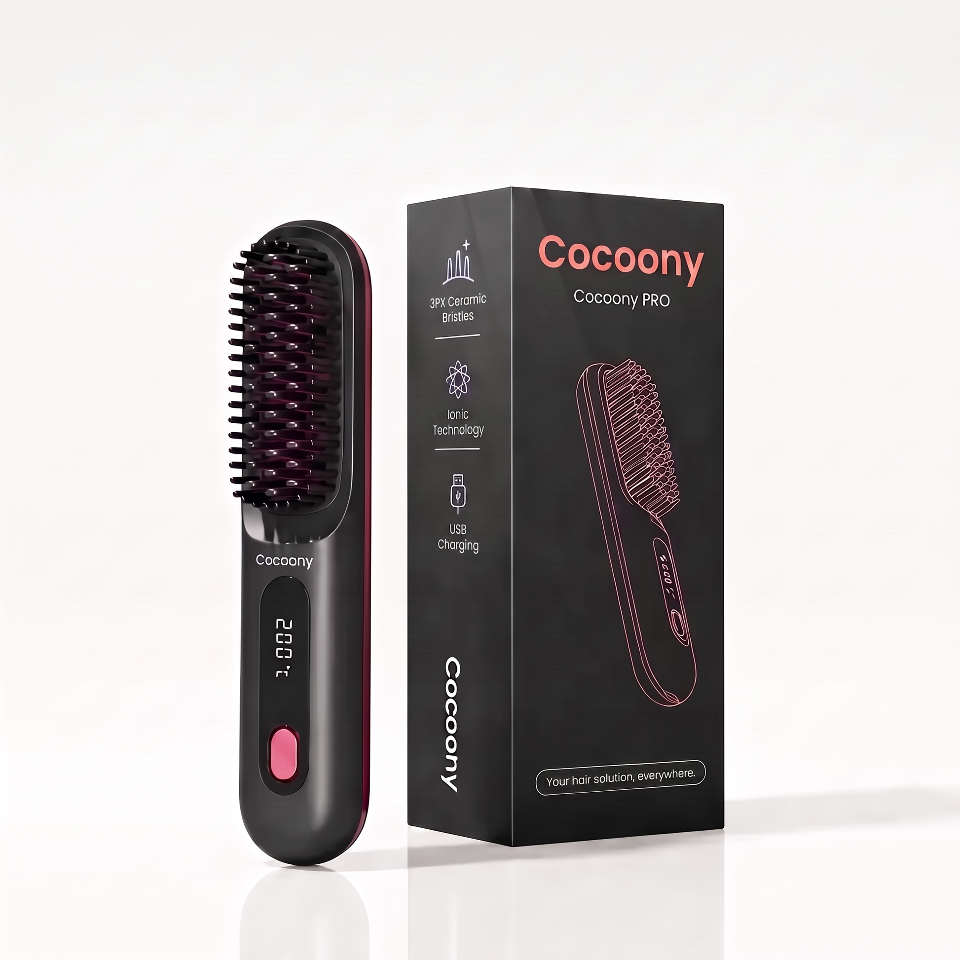 The Cocoony brush in black